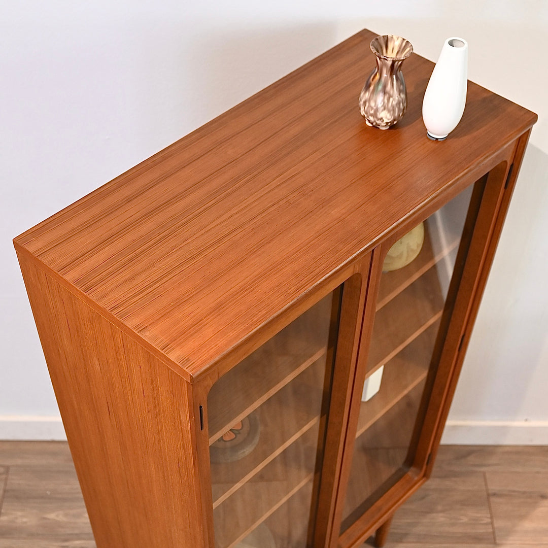 Mid Century Teak Sideboard Cabinet Bookcase Bar Cabinet Storage by Chiswell