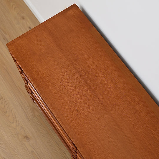 Parker Mid Century Teak Dresser Sideboard Drawers