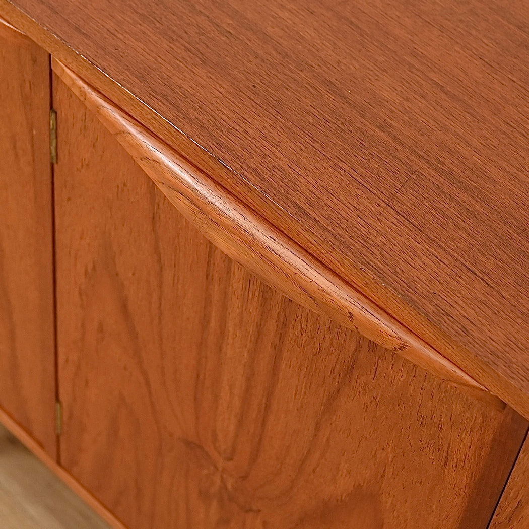 Mid Century Teak Sideboard LP Buffet Cabinet by Chiswell