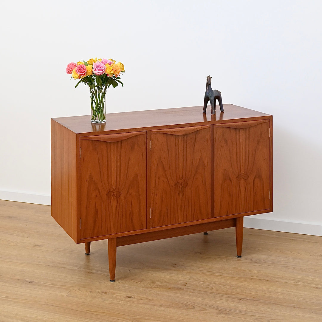 Mid Century Teak Sideboard LP Buffet Cabinet by Chiswell