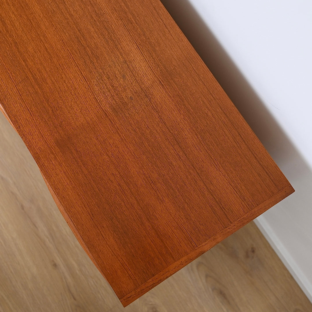 Mid Century Teak Sideboard LP Buffet Cabinet by Chiswell