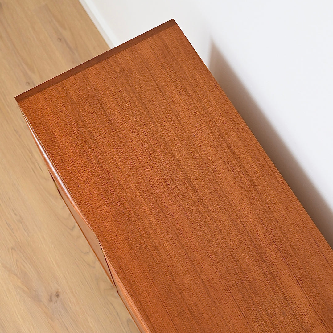 Mid Century Teak Sideboard LP Buffet Cabinet by Chiswell