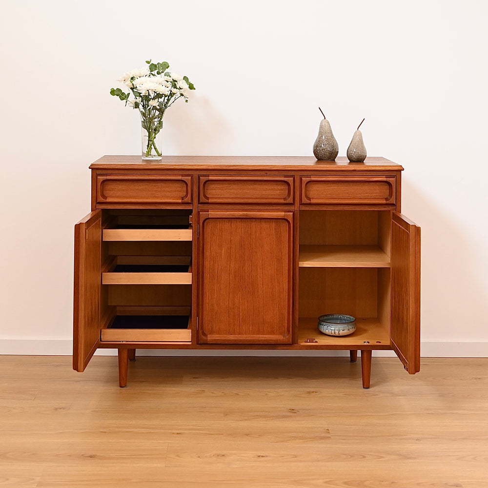 Mid Century Teak Sideboard Buffet by Chiswell