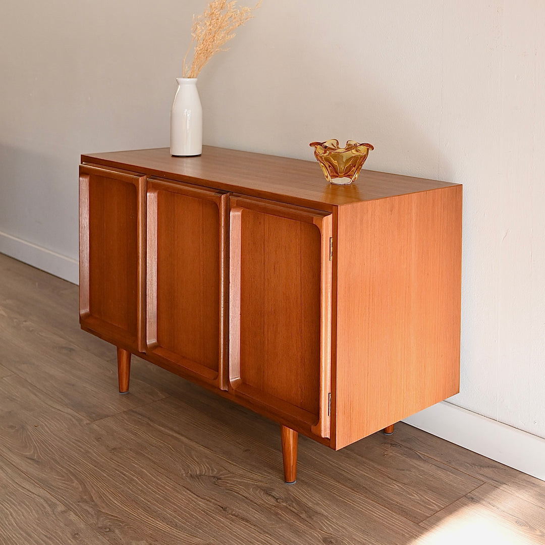 Mid Century Teak Sideboard LP Record Cabinet by Chiswell