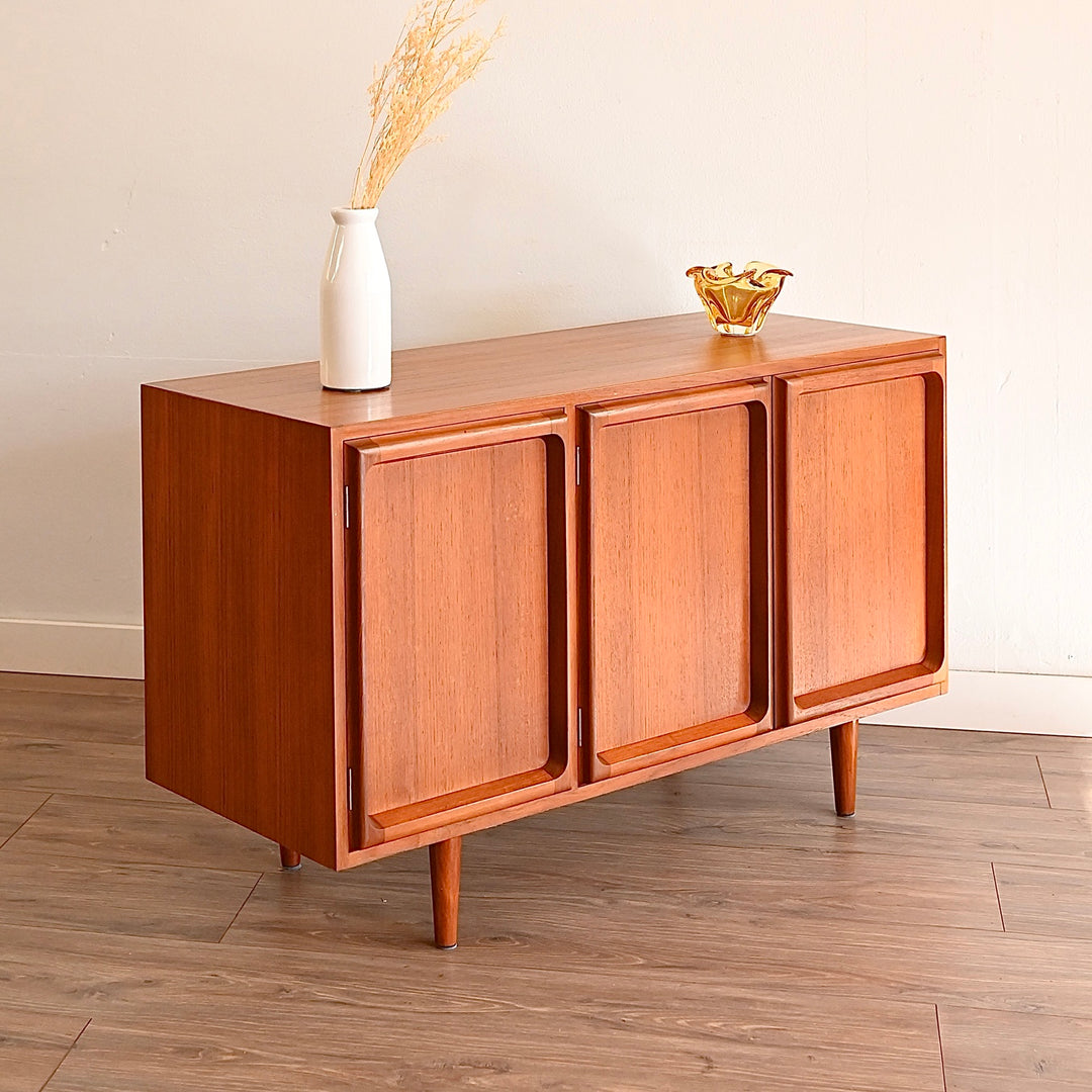 Mid Century Teak Sideboard LP Record Cabinet by Chiswell