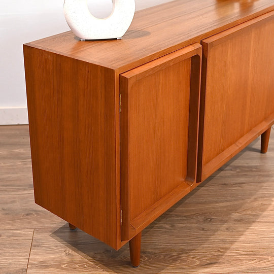 Mid Century Teak Sideboard LP Record Cabinet and bar by Chiswell