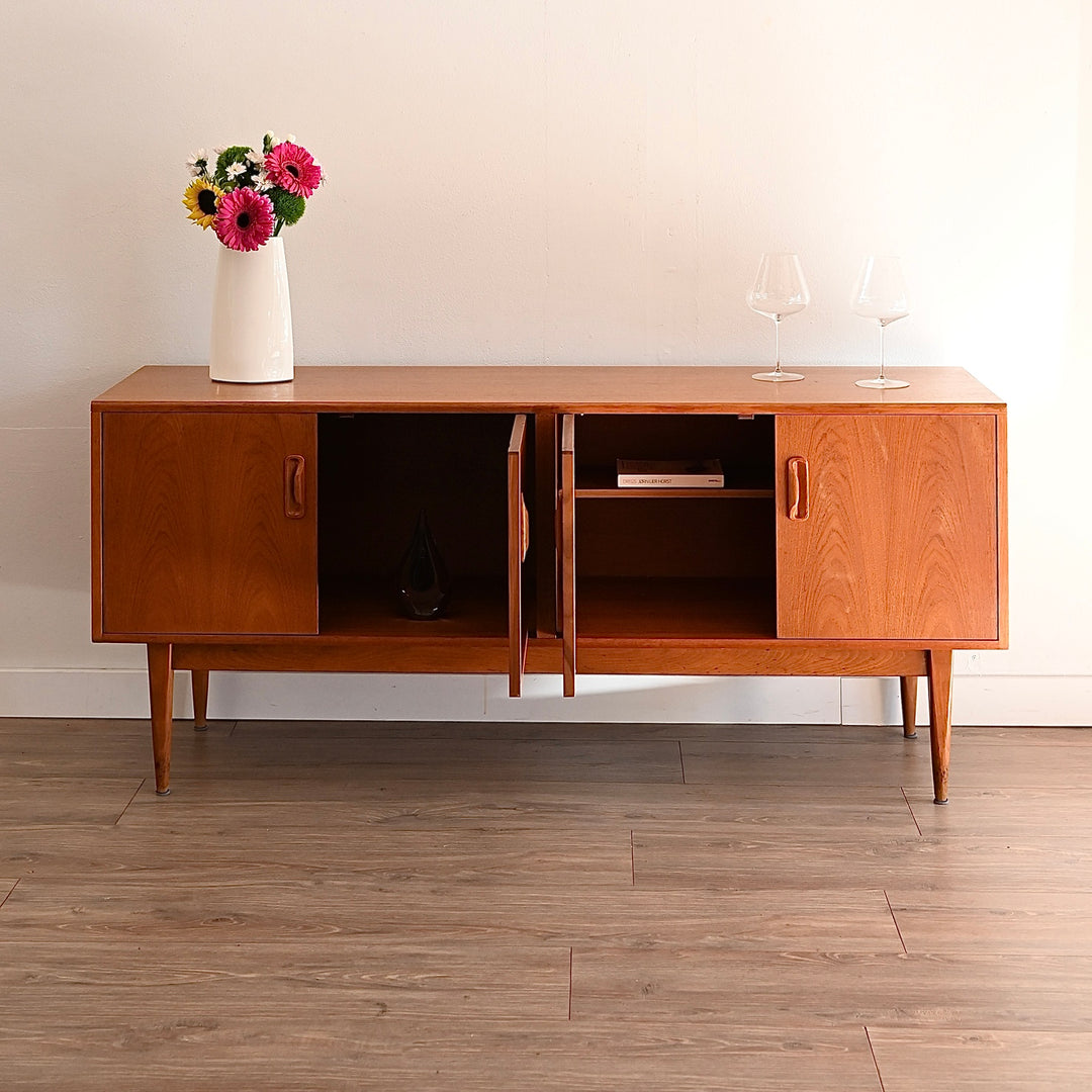 Mid Century Teak G Plan Sideboard LP Record Cabinet