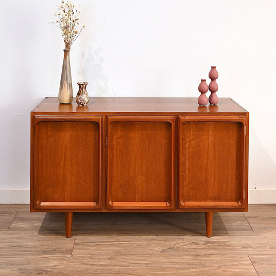 Mid Century Teak Sideboard LP Record Cabinet by Chiswell