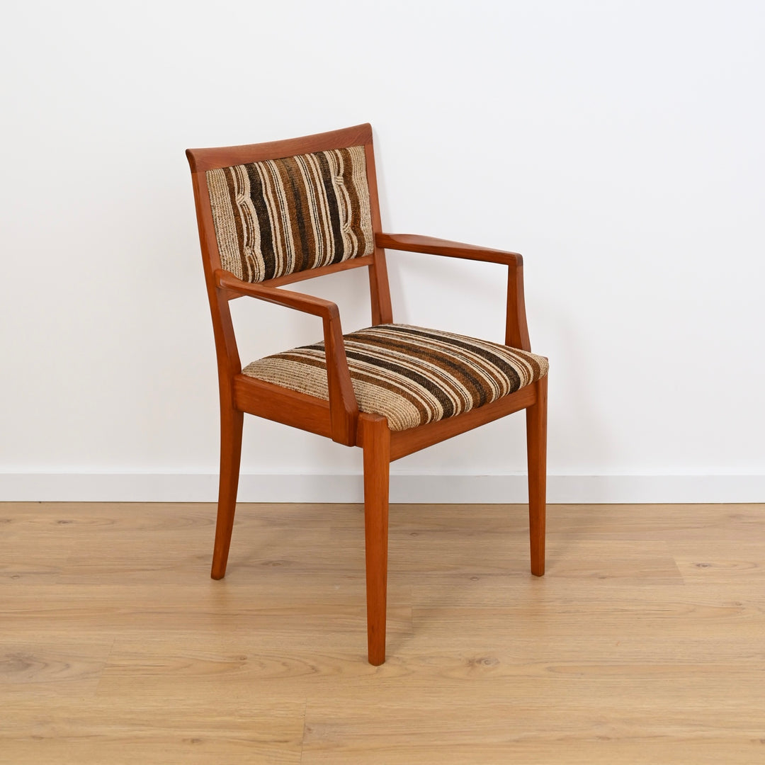 6x Parker Teak Mid Century Dining Chairs