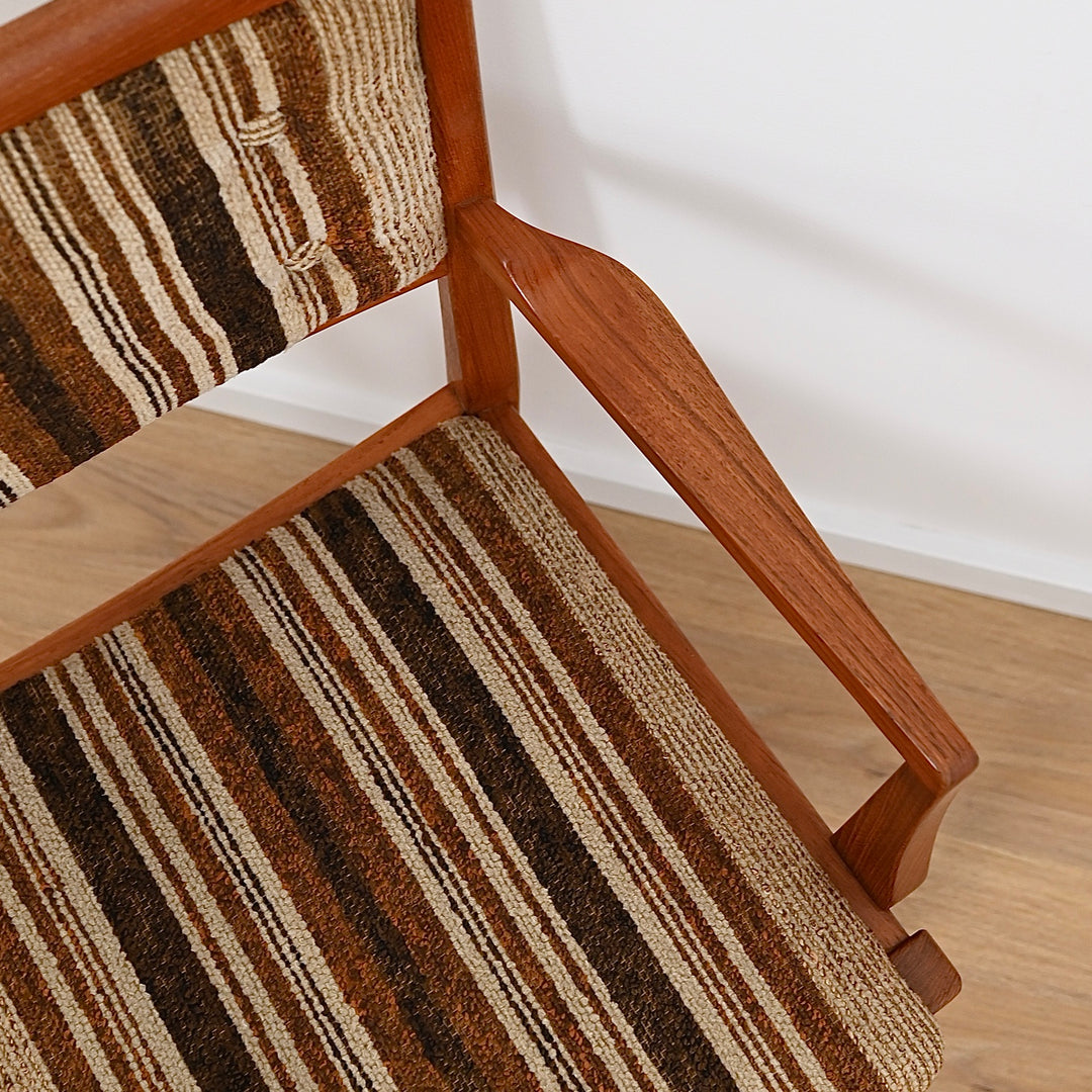 6x Parker Teak Mid Century Dining Chairs