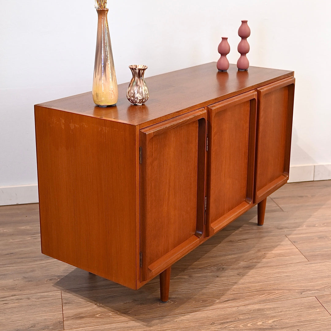 Mid Century Teak Sideboard LP Record Cabinet by Chiswell