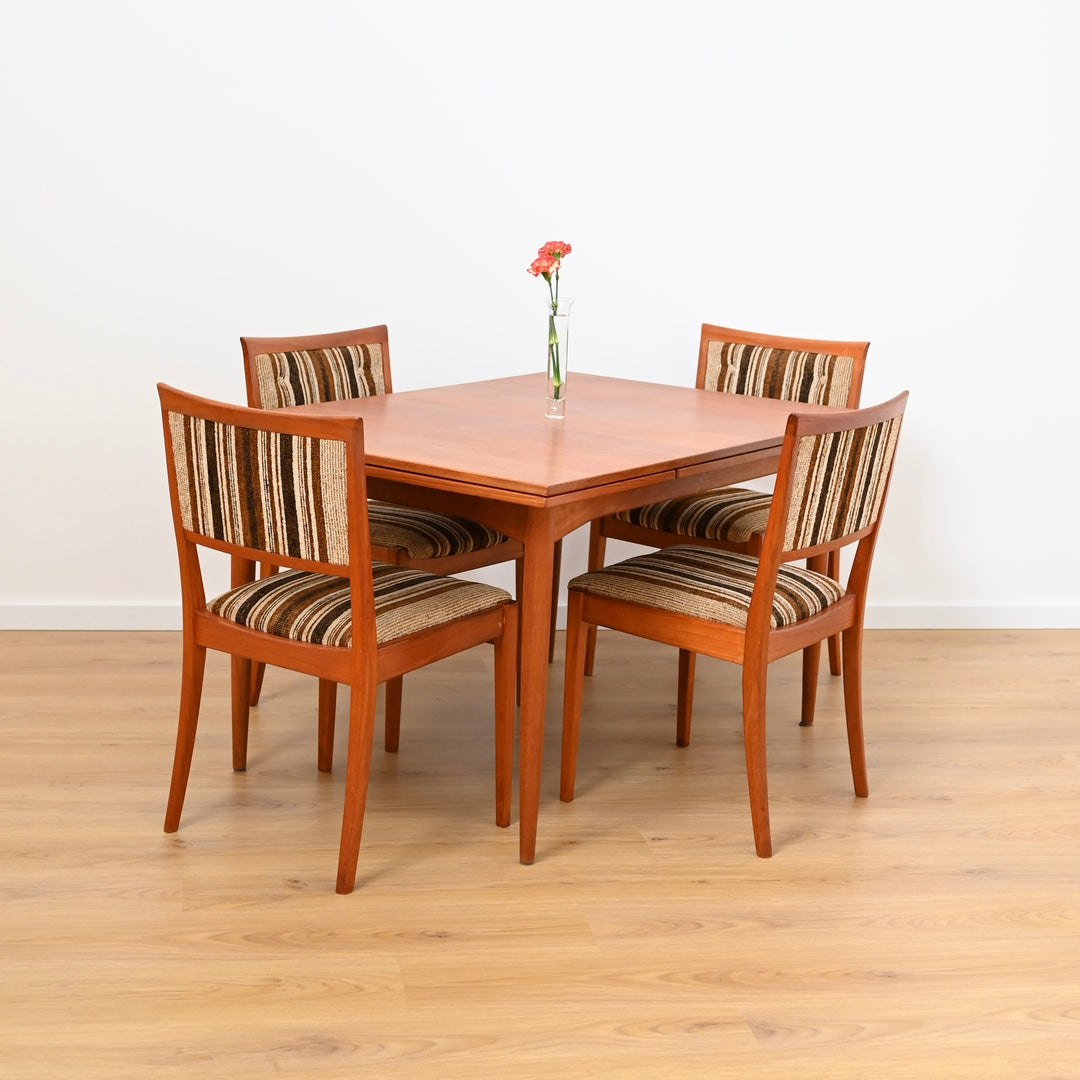 6x Parker Teak Mid Century Dining Chairs