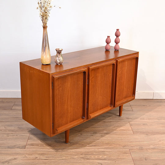 Mid Century Teak Sideboard LP Record Cabinet by Chiswell