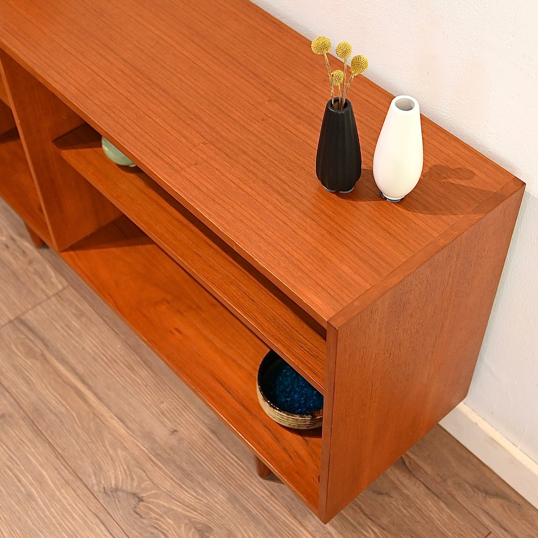 Mid Century Teak Sideboard LP Record Cabinet by Chiswell