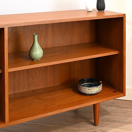 Mid Century Teak Sideboard LP Record Cabinet by Chiswell