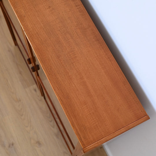 Parker Teak Wall Unit Display Cabinet Hutch