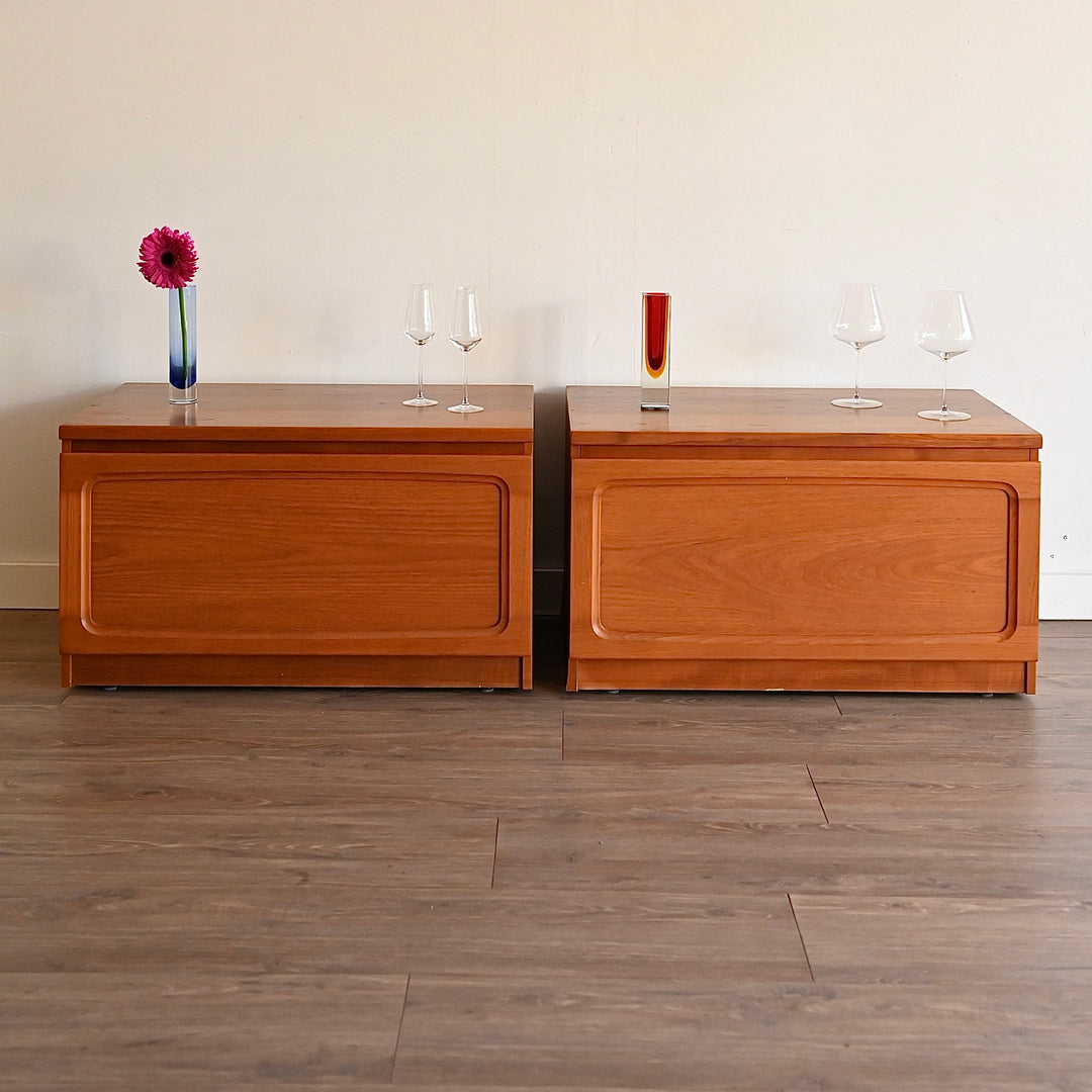 Mid Century Teak Sideboard Entertainment TV Unit by Chiswell