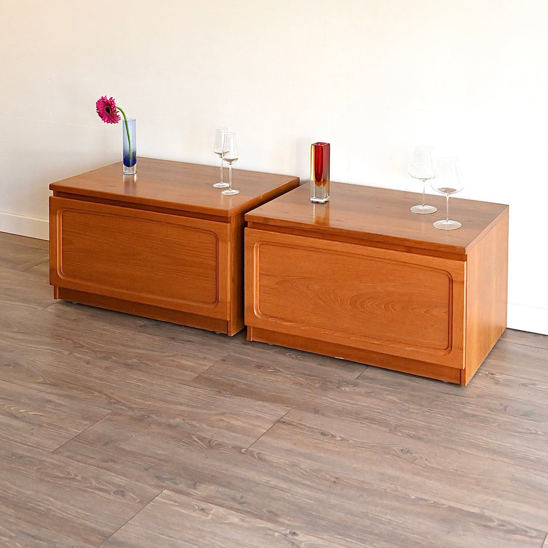 Mid Century Teak Sideboard Entertainment TV Unit by Chiswell