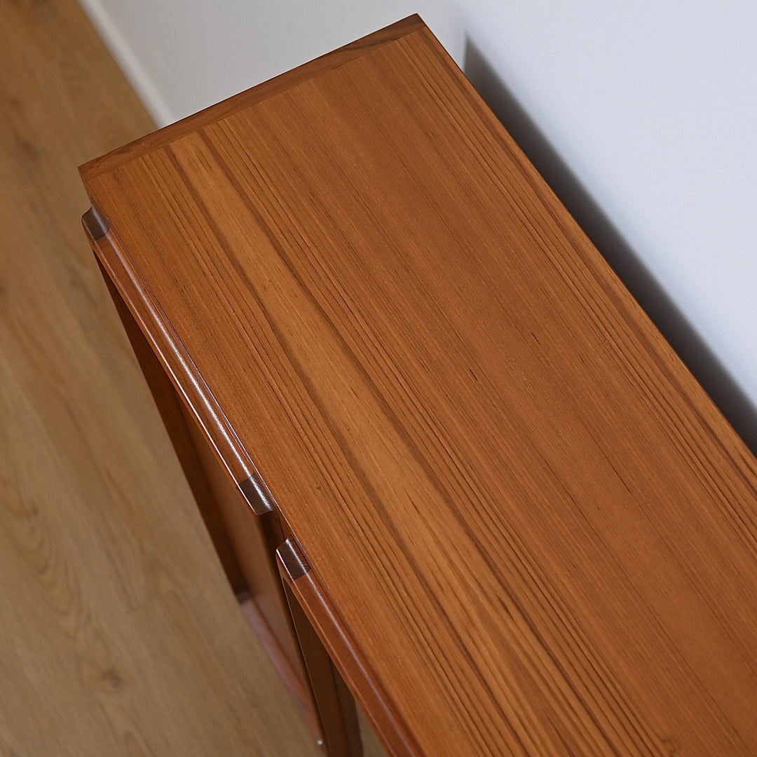 Mid Century Teak Sideboard Credenza Display Cabinet by Chiswell
