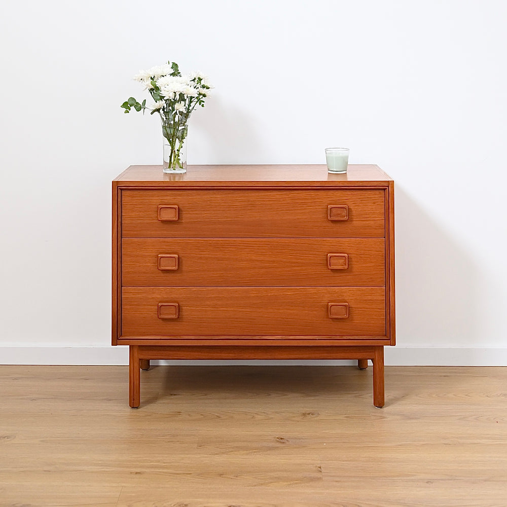 Parker Mid Century Teak Dresser Sideboard Drawers
