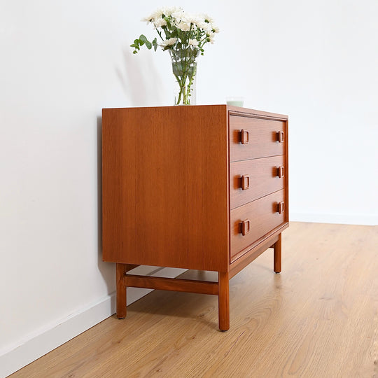 Parker Mid Century Teak Dresser Sideboard Drawers