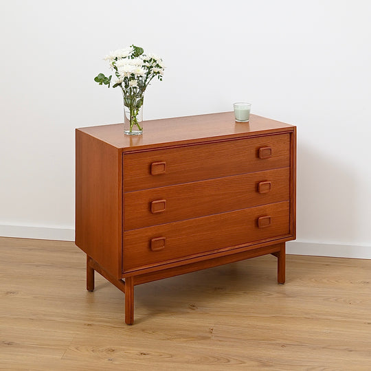 Parker Mid Century Teak Dresser Sideboard Drawers