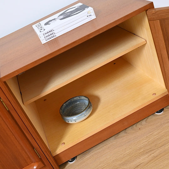 Parker Teak Mid Century Entertainment Unit Sideboard