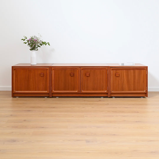 Parker Teak Mid Century Entertainment Unit Sideboard