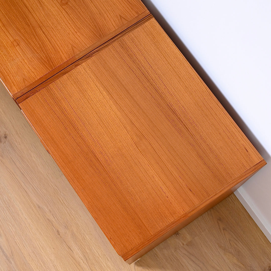 Parker Teak Mid Century Entertainment Unit Sideboard