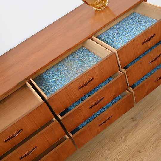 Mid Century Teak Sideboard Dresser Low Boy by Berryman