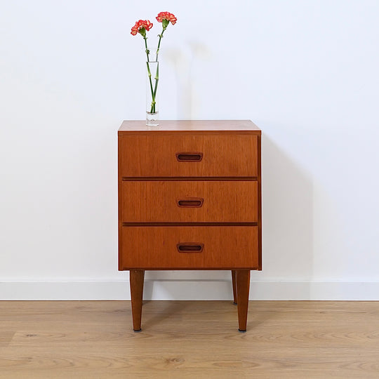 Mid Century Teak Bedside Table by Berryman