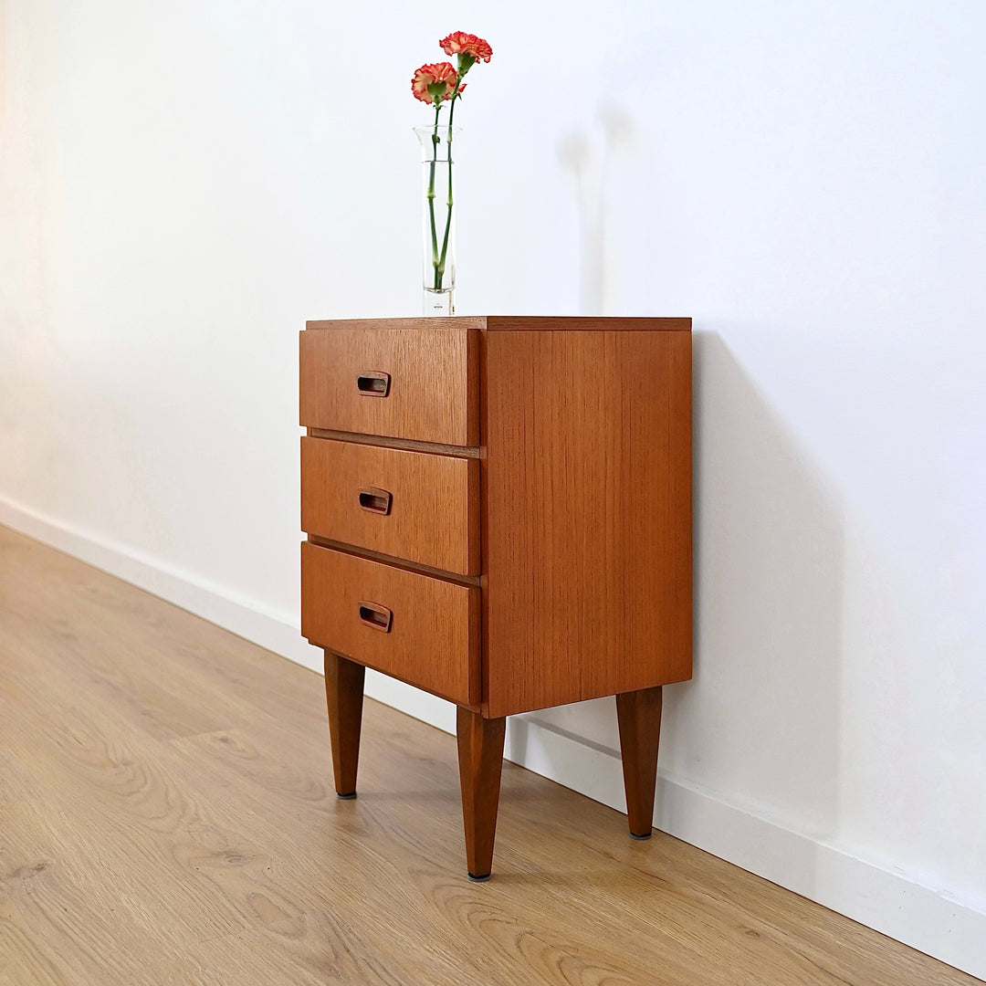 Mid Century Teak Bedside Table by Berryman