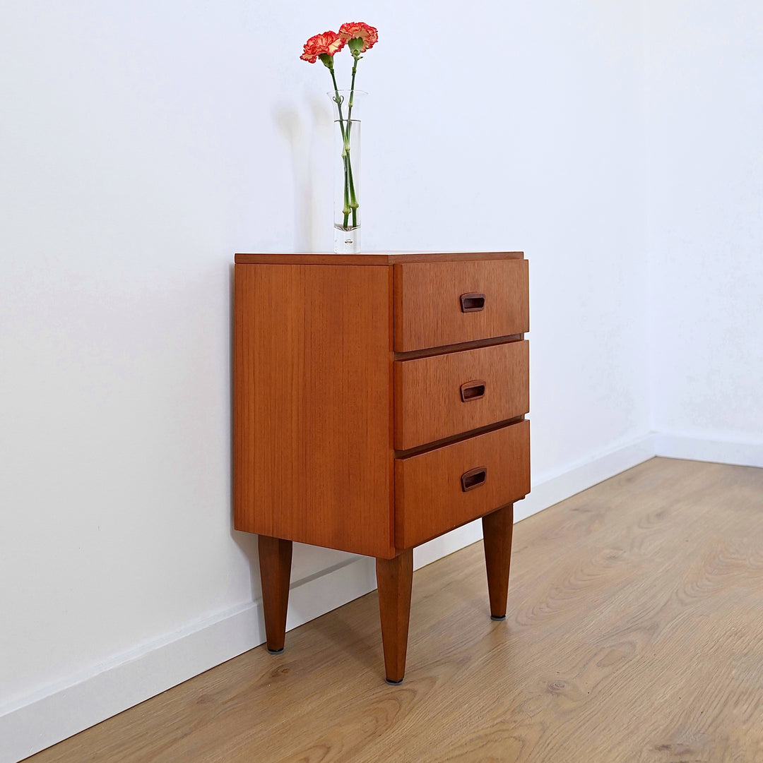 Mid Century Teak Bedside Table by Berryman
