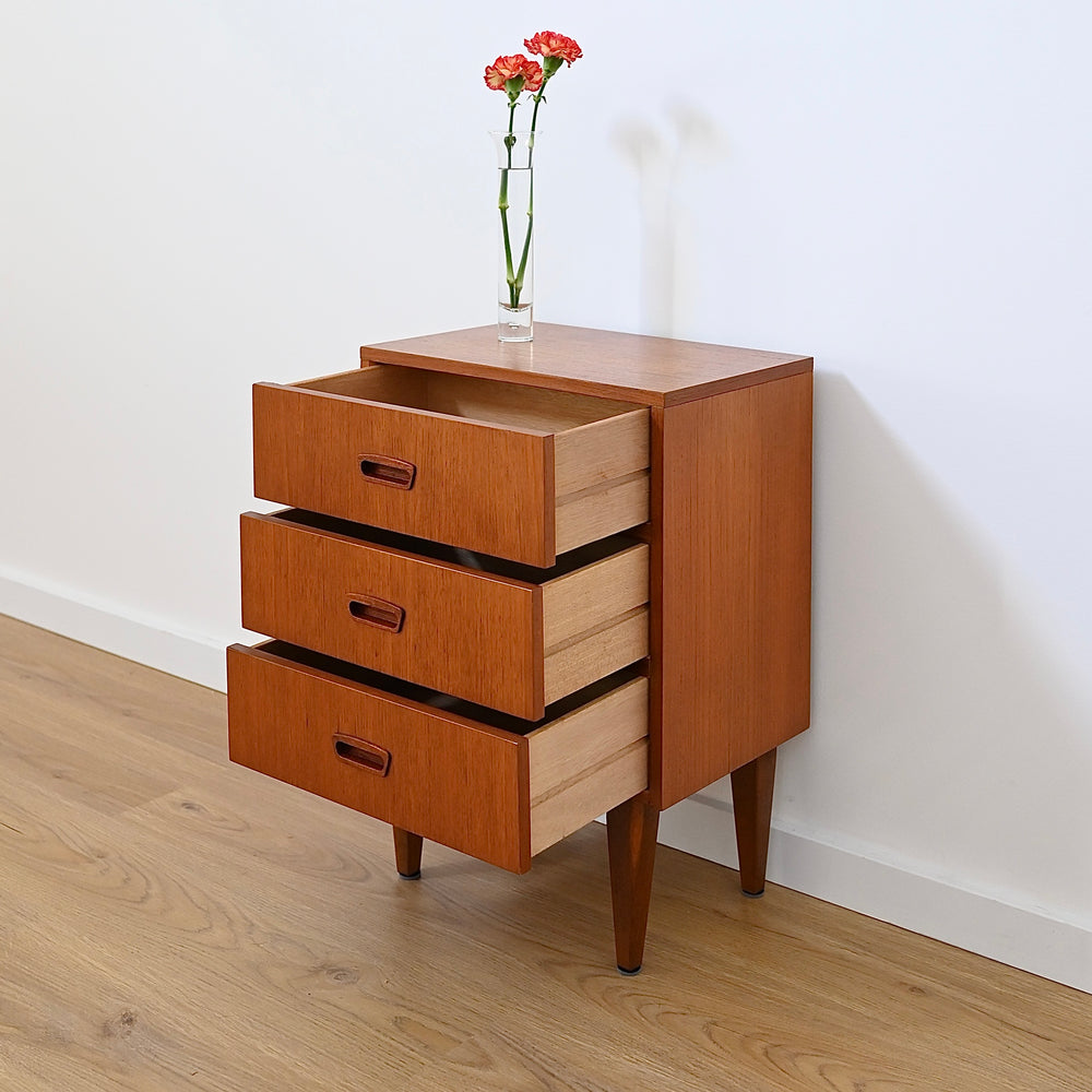 Mid Century Teak Bedside Table by Berryman