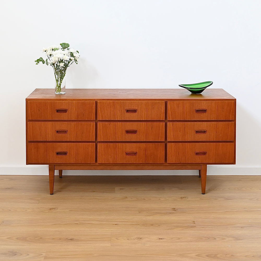 Mid Century Teak Sideboard Dresser Low Boy by Berryman