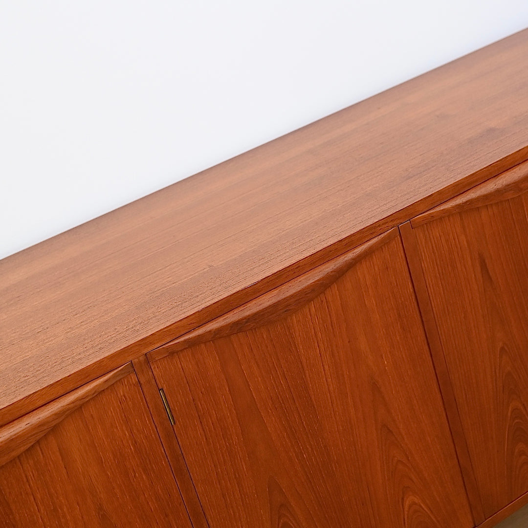 Mid Century Teak Sideboard Buffet Cabinet by Chiswell