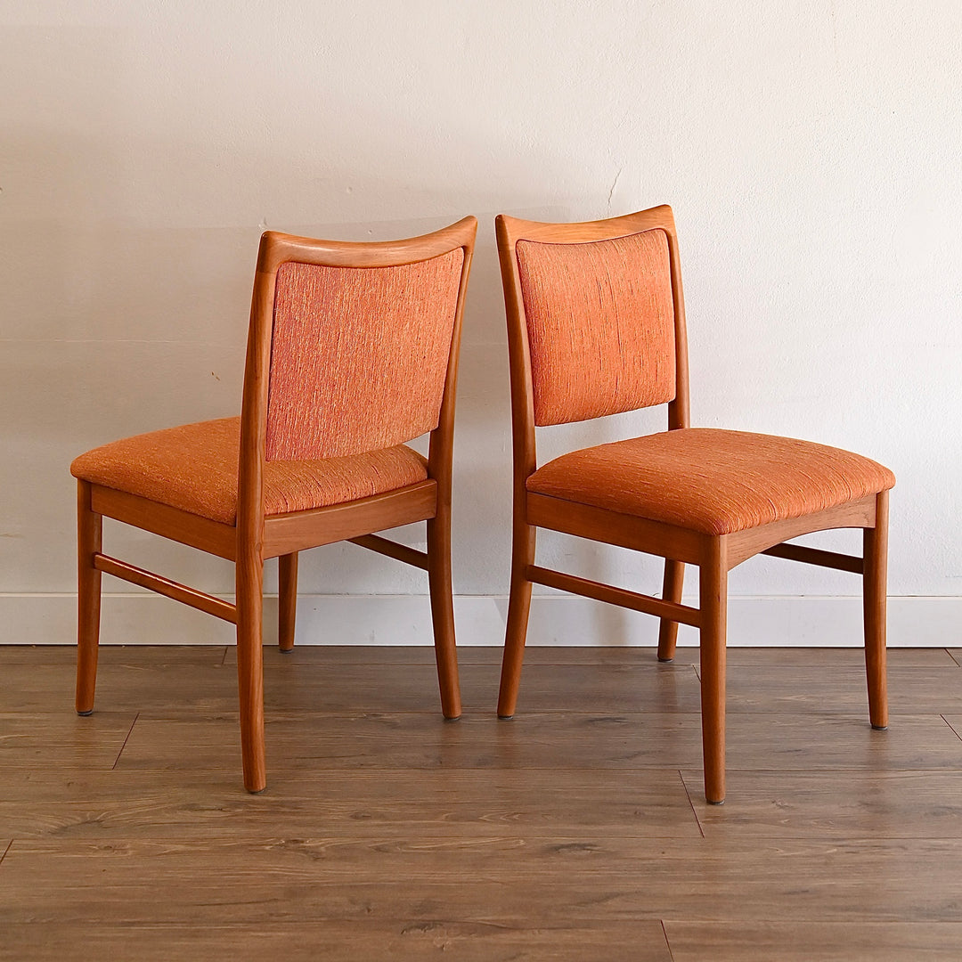 6x Mid Century Teak Dining Chairs by Chiswell