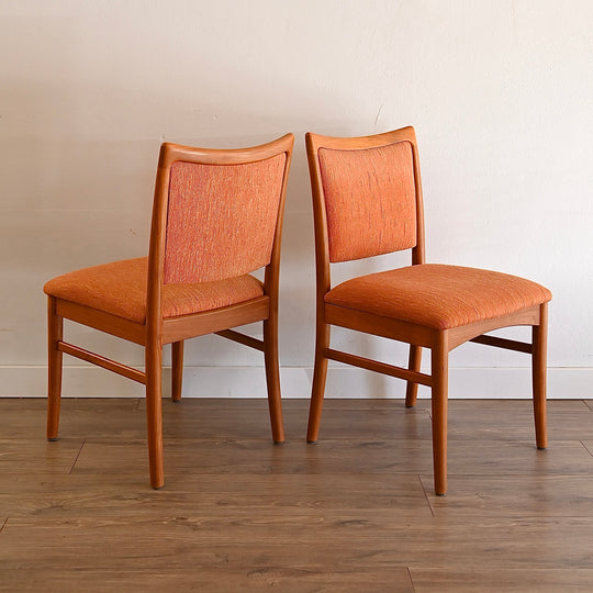 6x Mid Century Teak Dining Chairs by Chiswell