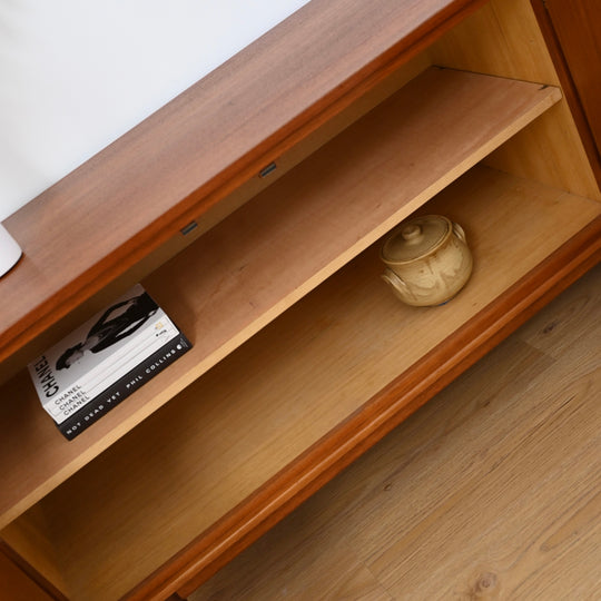 Parker Teak Lip Handled Sideboard Mid Century