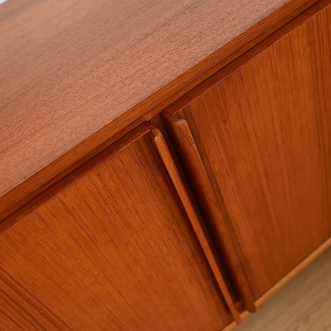 Parker Teak Lip Handled Sideboard Mid Century