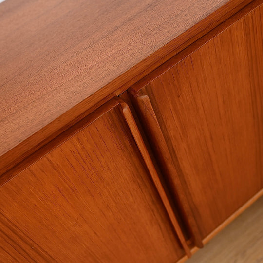 Parker Teak Lip Handled Sideboard Mid Century