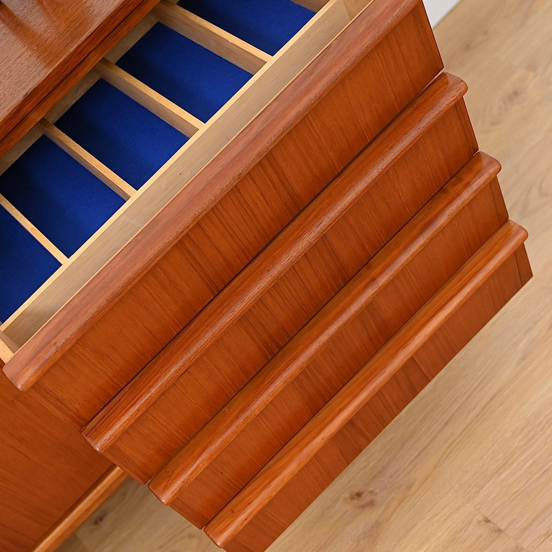 Parker Teak Lip Handled Sideboard Mid Century