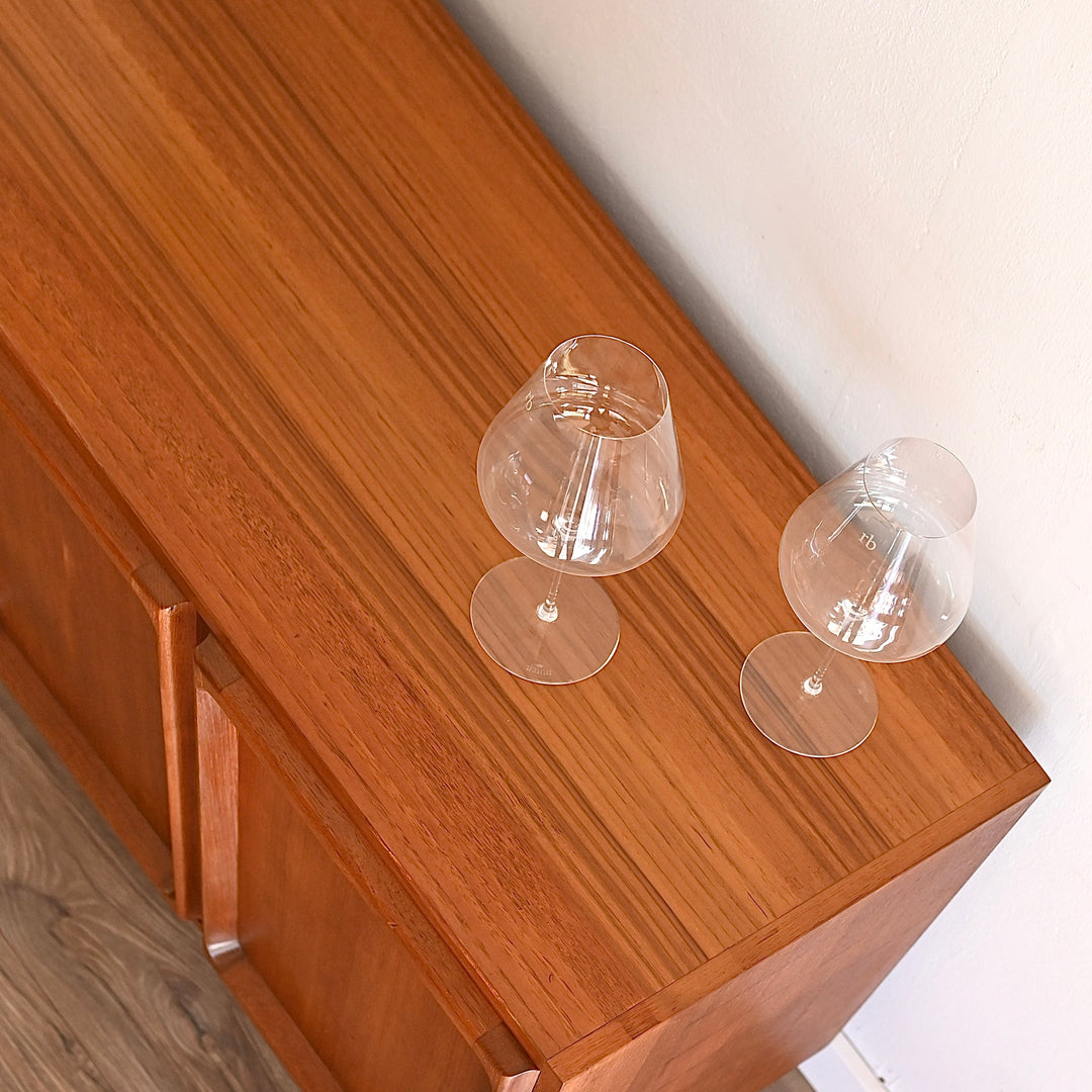 Mid Century Teak Sideboard LP Record Cabinet by Chiswell