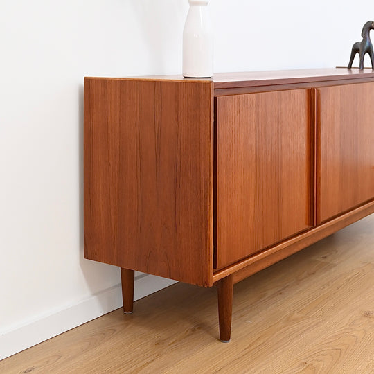 Parker Teak Lip Handled Sideboard Mid Century