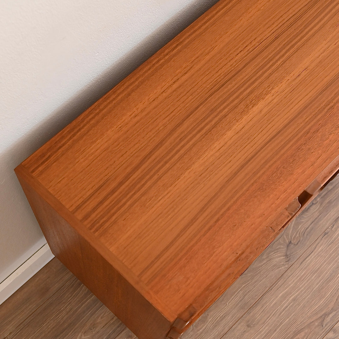 Mid Century Teak Sideboard LP Record Cabinet by Chiswell