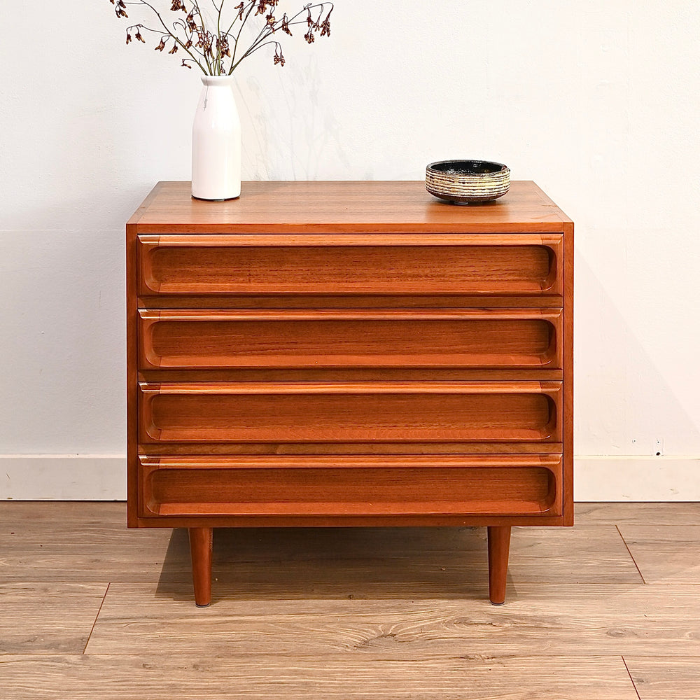 Mid Century Teak Sideboard Dresser Drawers Buffet Cabinet by Chiswell