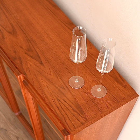 Mid Century Teak Sideboard Display Cabinet by Chiswell