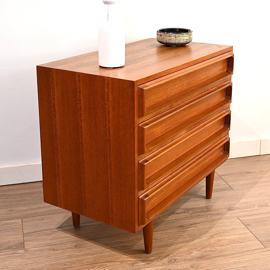 Mid Century Teak Sideboard Dresser Drawers Buffet Cabinet by Chiswell