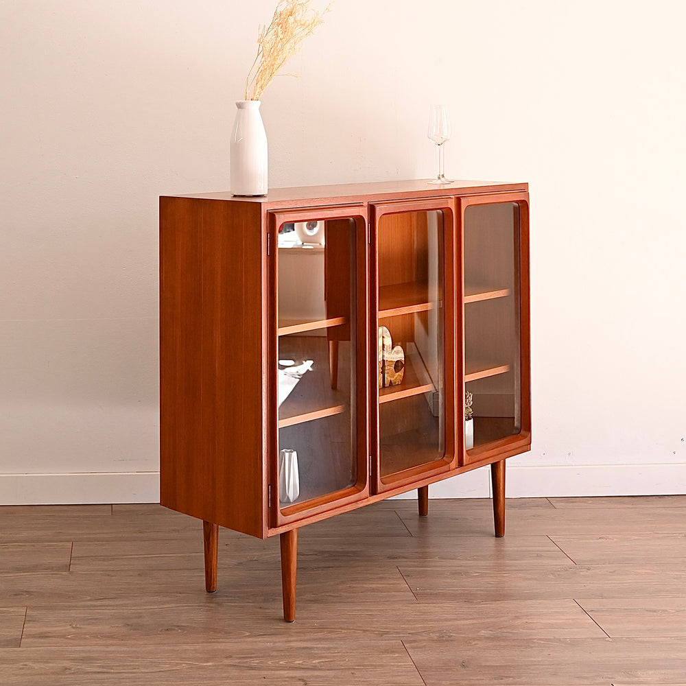 Mid Century Teak Sideboard Display Cabinet by Chiswell
