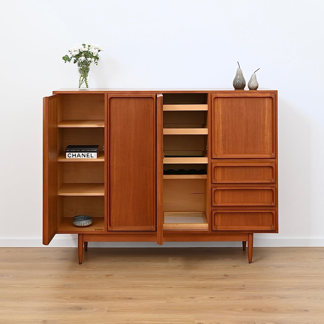 Mid Century Teak 'Koben' Sideboard Bar Cabinet Credenza by Chiswell